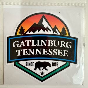 Sticker Cabana Gatlinburg Tennessee Since 1856 4x4” Sticker